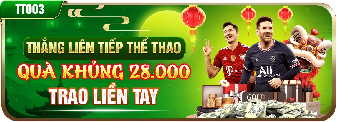Hình ảnh tiền thưởng chào mừng