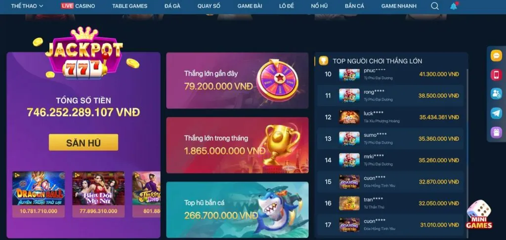 Giới hạn Tiền Gửi